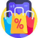 las compras en línea icon