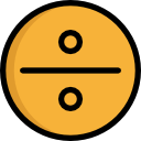 Math division symbols Icons & Symbols