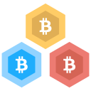 símbolo de bitcoin icon