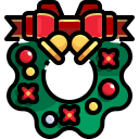 Corona de navidad icon