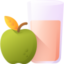 jugo de manzana 