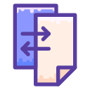 transferir datos icon