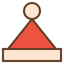 sombrero de santa icon