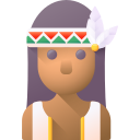 americano nativo Ícone