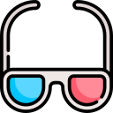 gafas 3d icon