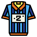 camiseta de fútbol icon