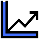 gráfico de linea icon