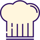 sombrero de cocinero icon