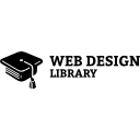 biblioteca de diseño web icon