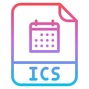 formato ics icon