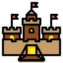 castillo de arena icon