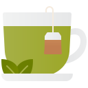 Горячий зеленый чай 