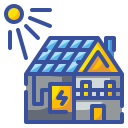 casa solar icon