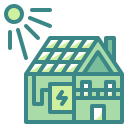 casa solar icon