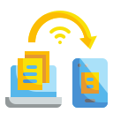 transferencia de datos icon