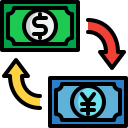 cambio de dinero icon