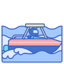 barco de motor icon