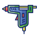 pistola de silicona icon