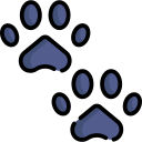 Huella de perro iconos de computadora animal pista pata, hueso de perro,  animales, pie png
