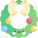 corona de navidad icon