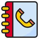 directorio telefónico icon