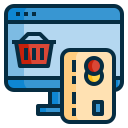 las compras en línea icon