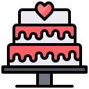 pastel de boda icon