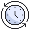 agujas del reloj icon