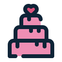 pastel de bodas icon