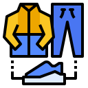 ropa deportiva icon