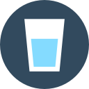 Glass of water icon