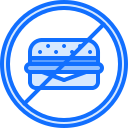 no comida rapida icon