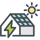 casa solar icon