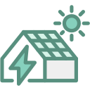 casa solar icon