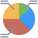 gráfico circular icon