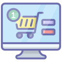 las compras en línea icon