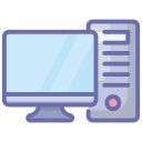 computadora de escritorio icon