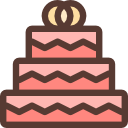 pastel de boda icon