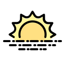 puesta de sol icon