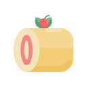 Roll cake icon