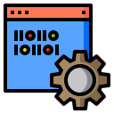 codificación web icon