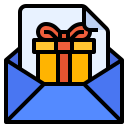 Gift card - Free communications icons