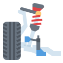 Shock absorber icon