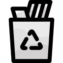 contenedor de reciclaje icon