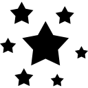 Stars - free icon