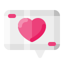 mensaje de amor icon