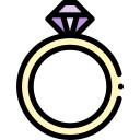 anel de diamante 
