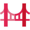 puente de puerta de oro icon