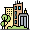 paisaje urbano icon