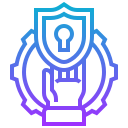 la seguridad cibernética icon